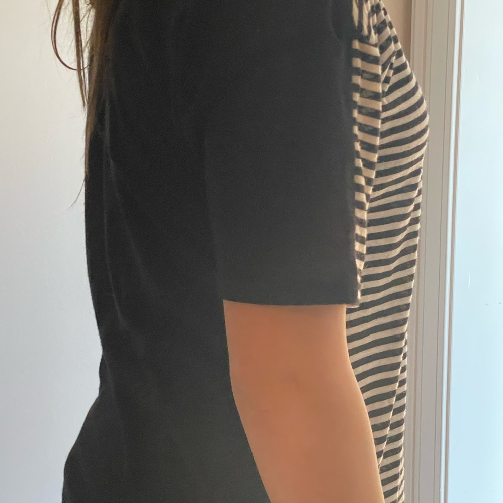 Sheer back, really cute and soft casual shirt. Ann Taylor Loft